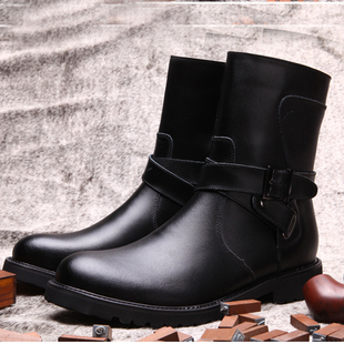  正品男士英伦潮男靴子韩版新款时尚户外马靴高筒靴男式靴子日韩