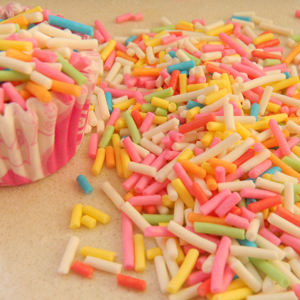  （彩针50g）蛋糕装饰彩色糖/朱古力针 烘焙装饰 彩虹装饰糖 彩棍