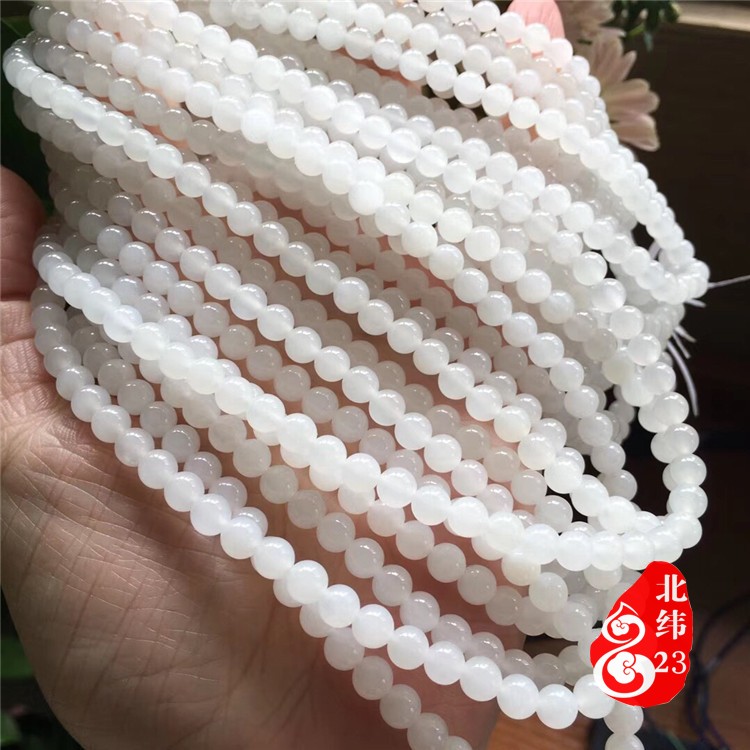 和田玉白玉项链手链手串5青海老料一级白珠串5白玉挂绳手串手链在类目 珠宝/钻石/翡翠/黄金, 和田玉, 颈饰中 - 来自Buy2taobao.com提供专业的淘宝代购服务