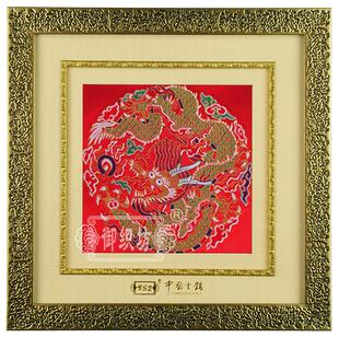  中国风 南京特产 礼品 南京云锦 御织坊云锦 云锦挂框 框画礼品