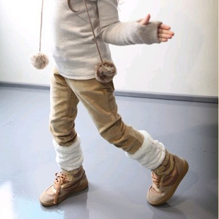 灯芯绒加厚衬儿童长裤...