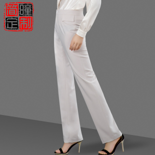  简瞳品牌正品职业女装时尚春夏新款修身西裤直筒正装裤子K040