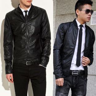  zara男装正品皮衣 男士春装外套男式皮衣 外套薄皮夹克男韩版