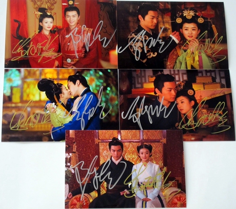 陈晓 赵丽颖 亲笔签名 <em>女相</em> 陆贞传奇 6寸<em>宣传</em>照
