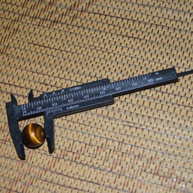 零利润 测量水晶珠宝散珠直径大小塑料非专业