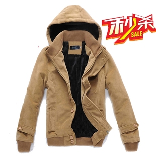  新款潮男装韩版短款毛呢棉服男士保暖棉衣原创冬装男款休闲薄外套
