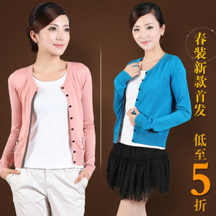 Knit Cardigan women's clothing a genuine 2012 spring 2013 brother amashi air conditioning in Korean version of loose Sun shirts