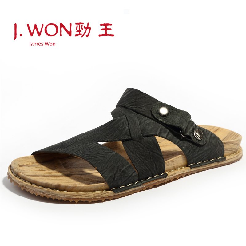 ... comfort men sandals male fashion leather sandals and beach shoes