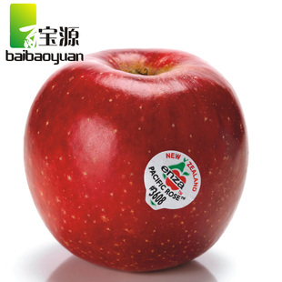  百宝源 新鲜/澳洲新西兰/进口 红玫瑰苹果 水果/4斤包邮/净重500