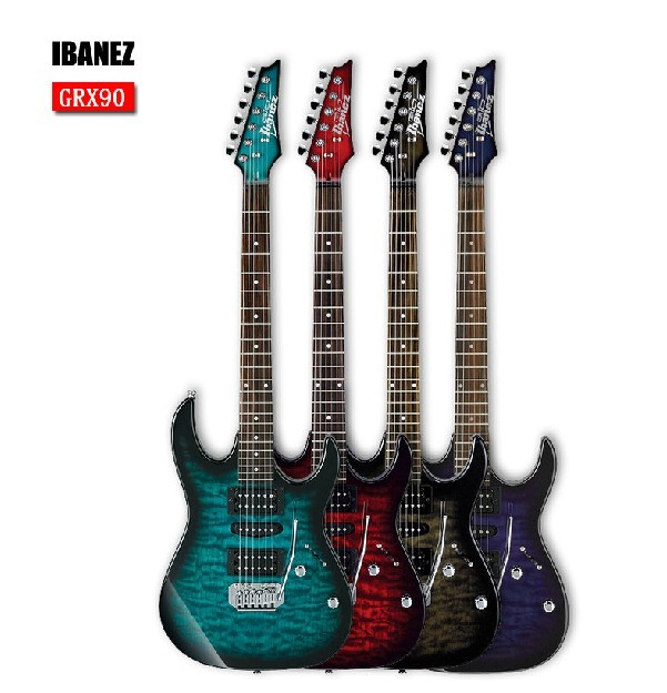 正品ibanez依班娜 grx90枫木贴面电吉他双单双拾音全球限量款包邮