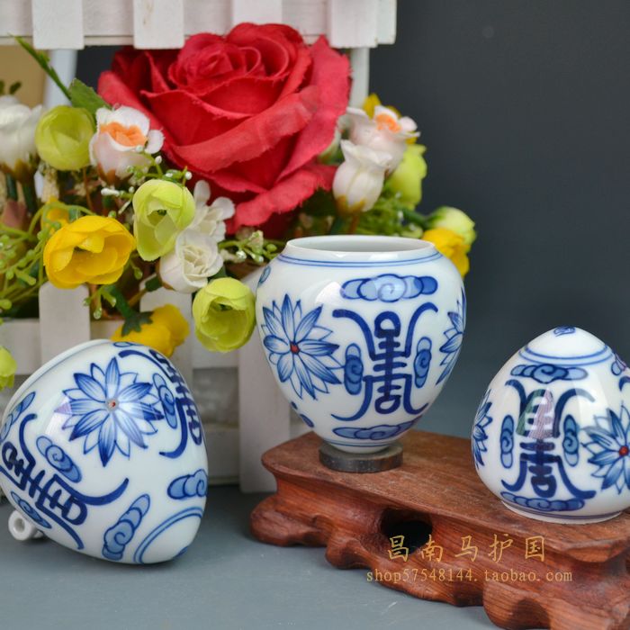 全手绘 青花 鸟食罐 画眉罐 鸡心罐 寿字图 薄胎|ruв категории животное/Животное питание и принадлежностей, птиц и принадлежностей, птица приборов (новая), другие - от Buy2taobao.com для оказания профессиональной услуги покупки агента Taobao