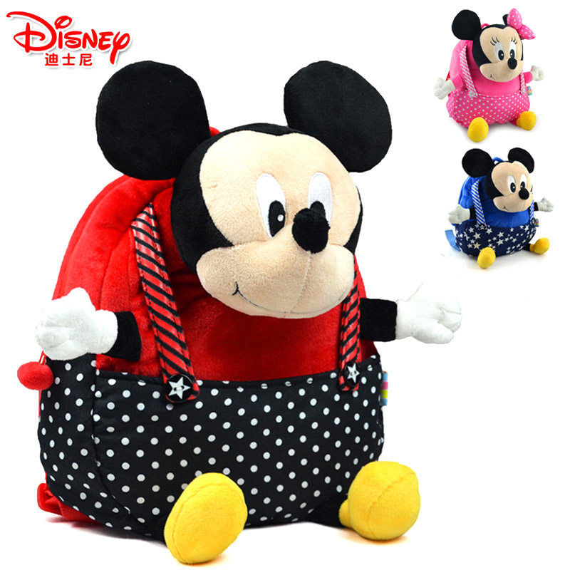 Authentic Disney cartoon Mickey kids baby children kindergarten school bags schoolbag for men and women