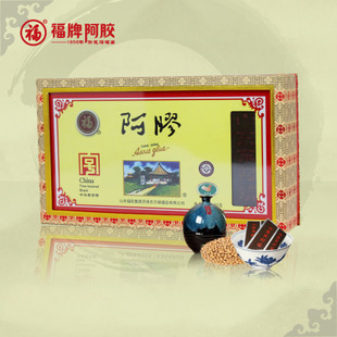  福牌阿胶 块500g精装 山东东阿 阿胶块片 固元膏原料福胶 正品