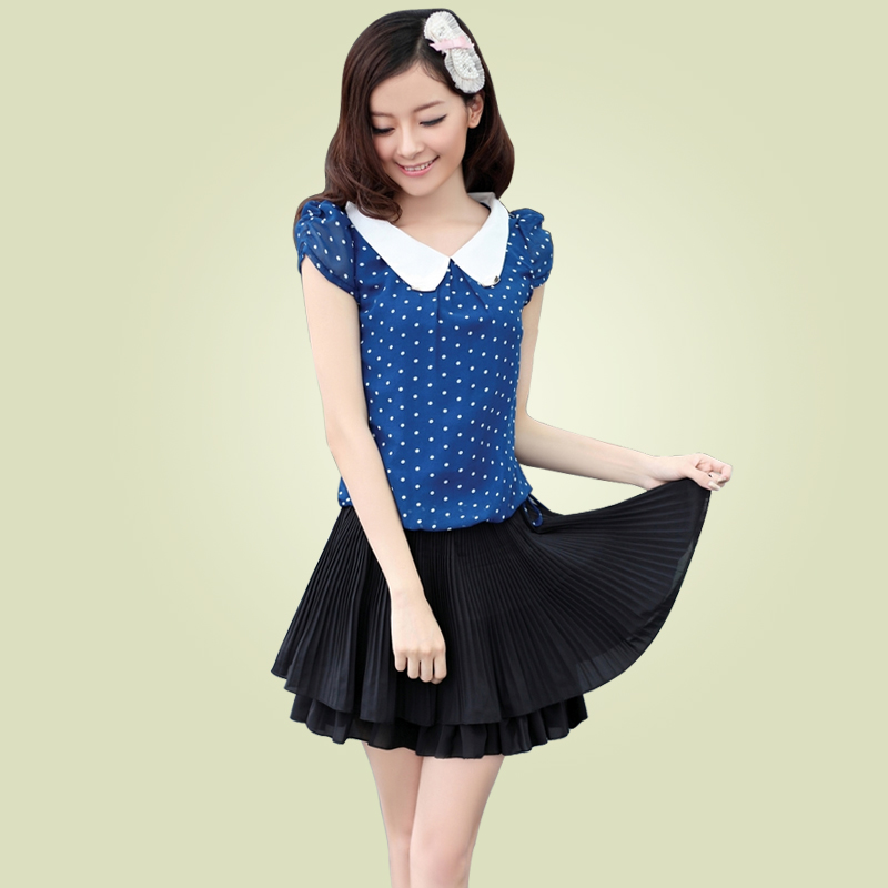 糖果色甜美圆点娃...