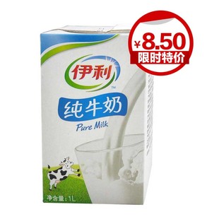  奶业明星纯正 健康营养 品质保证 伊利纯牛奶1L 伊利纯牛奶 牛奶