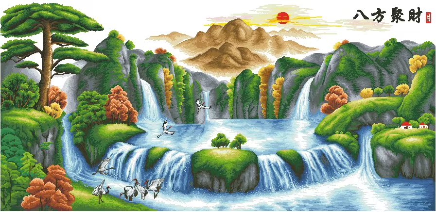 clear colour Cross stitch Drawing paper Source Files All directions Enrichment Small version 576 Lattice multiplying 276 grid 57 colourin the Antique/Youbi/Crafts/Collection , Handicraft/Folk custom , Cross Stitch category - from Buy2taobao.com to provide professional Taobao agent buy service