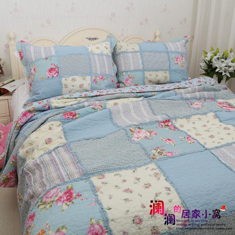 blue Caterpillars pure cotton washing Quilted air conditioning quilt Three-piece bed cover Four piece suit pillow casein the Bedclothes , Bed covers category - from Buy2taobao.com to provide professional Taobao agent buy service