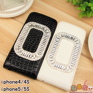 RV风范冰冰 明星同款 iphone4/4s手机壳 苹果5s皮套 保护套 外壳
