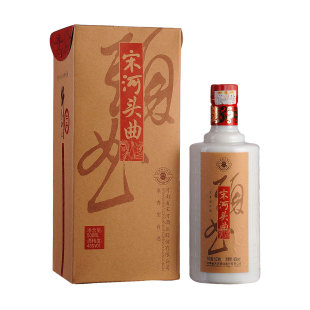  中国名酒 46度宋河头曲（牛气冲天）500ml 白酒 特价 白瓷瓶
