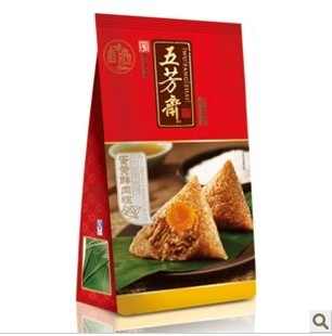  新春推广特价 五芳斋粽子 蛋黄鲜肉粽   2只装 280克