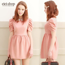 CICI-SHOP2013春装新款日系甜美修身高腰短袖连衣裙女打底裙2838 CICI-SHOP2013春装新款日系甜美修身高腰短袖连衣裙女打底裙2838