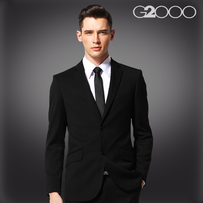 G2000西装男士西服套装 商务韩版修身夏套西结婚礼服英伦职业正装 G2000西装男士西服套装 商务韩版修身夏套西结婚礼服英伦职业正装