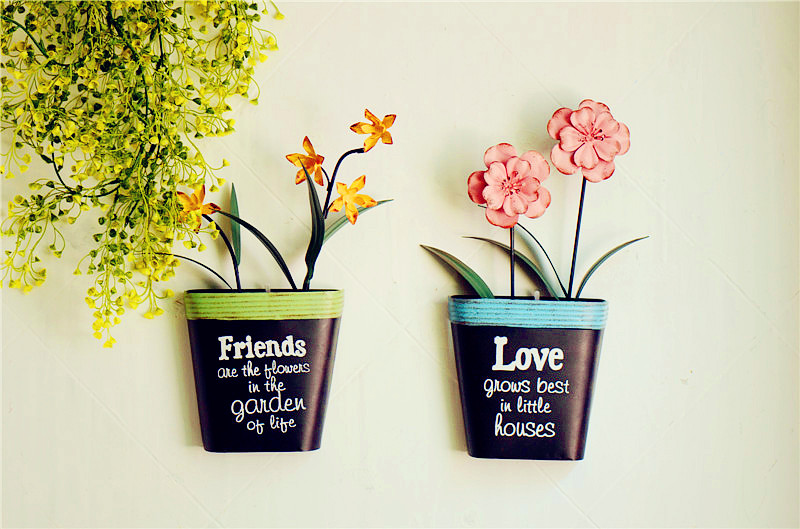 bar Restaurant Iron art Artificial Flower wall ornament originality Wall hanging background metope Retro Simplicity fashionin the Home accessories , Mural category - from Buy2taobao.com to provide professional Taobao agent buy service