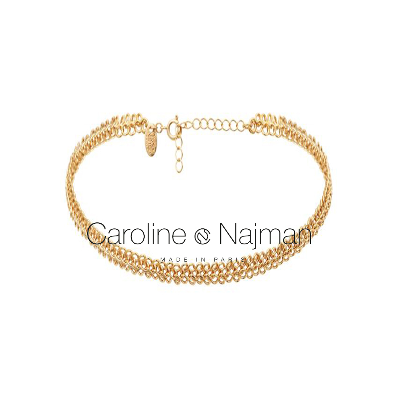 金属choker颈链项圈宽简约叠戴少女心锁骨链法国Caroline Najman|ruв категории Украшения,ювелирные изделия, ожерелье - от Buy2taobao.com для оказания профессиональной услуги покупки агента Taobao