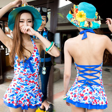 Sweet printing swimwear