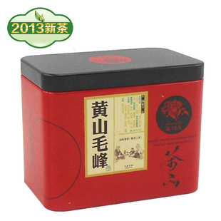  春天喝好茶 新茶绿茶 黄山毛峰春茶头茶50g罐装 一级毛峰