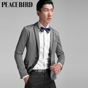  太平鸟西装 春装新款正品 休闲西服韩版修身潮80212125004
