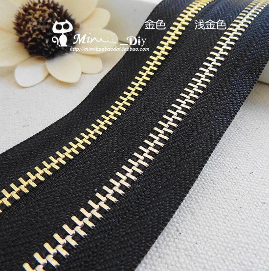 Good quality:The fifth Light Gold Golden copper teeth 5# Full brass zipper Buy not cut open blackin the Accessories/Leather belt/Hat/Muffler , Other Accessories category - from Buy2taobao.com to provide professional Taobao agent buy service