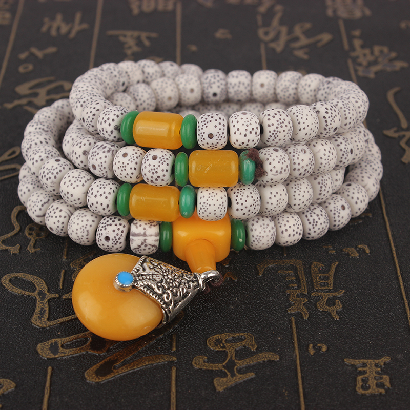 仿星月菩提子108颗项链 仿蜜蜡手链情侣男女毛衣链发 手串佛珠批|msdalam kategori Aksesori/Barang Kemas Fesyen, gelang - dari Buy2taobao.com untuk memberikan perkhidmatan ejen Taobao profesional membeli