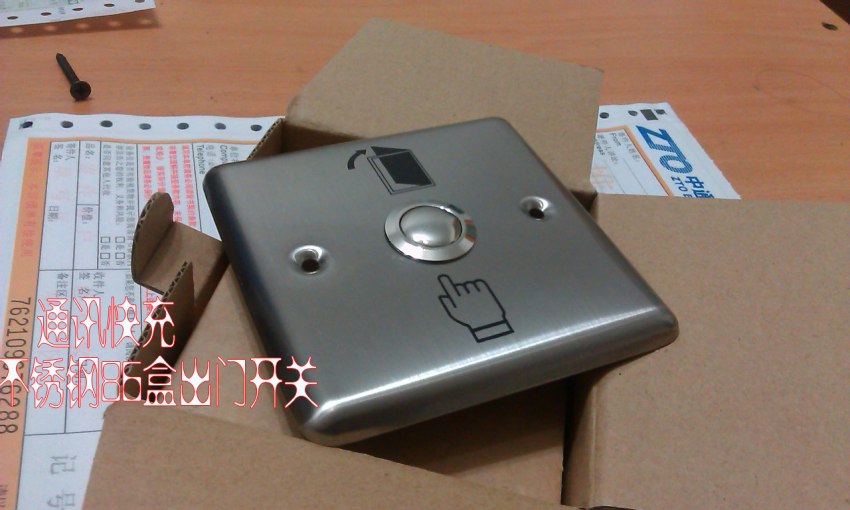 Button Stainless steel Access control switch 86 Type button/Button Access control go out switchin the Electronic/Electrician , Smart Home System , Smart Switch category - from Buy2taobao.com to provide professional Taobao agent buy service