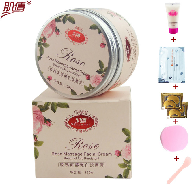Authentic muscle beauty rose 120ML Whitening Moisturizing facial cream Detox massage balm/conditioning cream