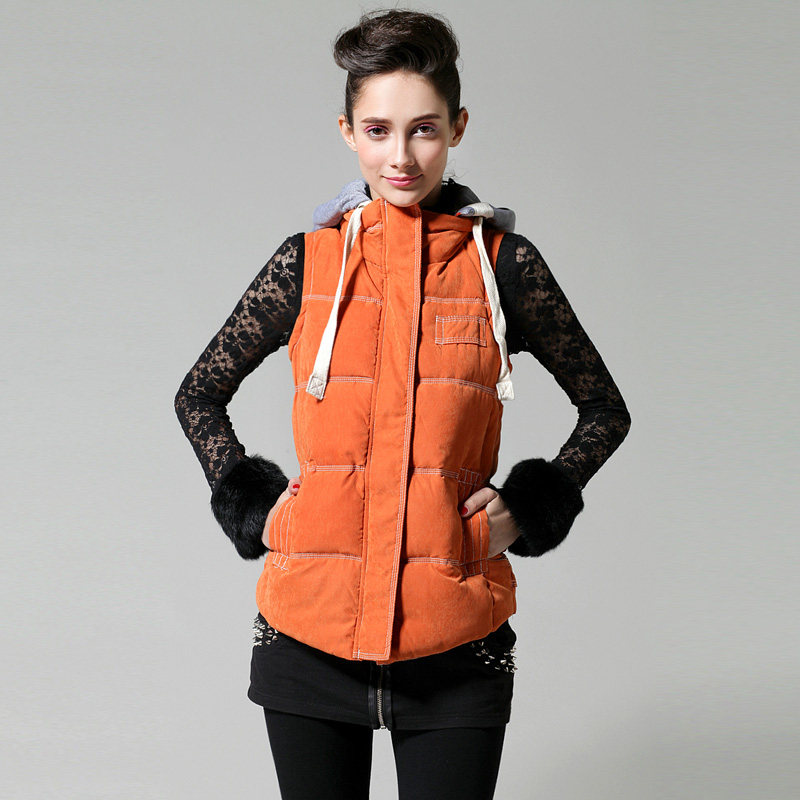 棉<em>马甲女冬</em>连帽旗舰店,棉<em>马甲女冬</em>连帽价格,好