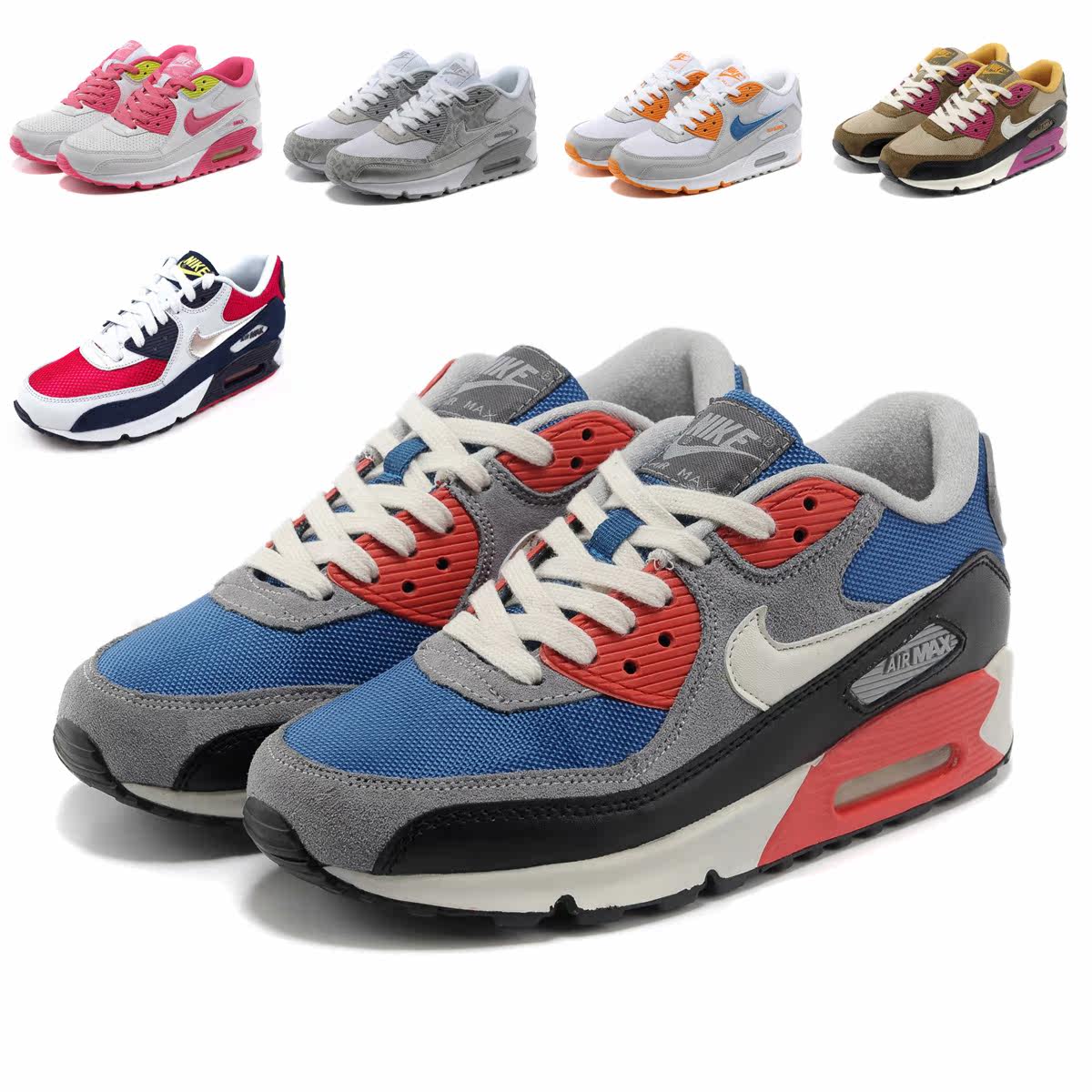 耐克运动跑步鞋 半掌气垫跑鞋 nike男鞋<em>女鞋</em> 透