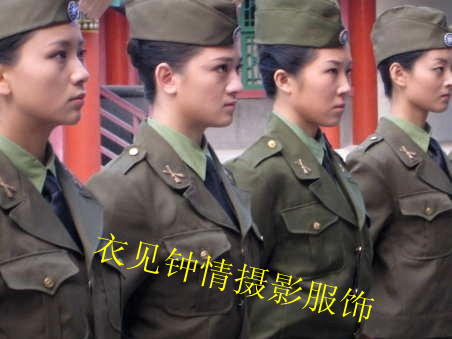 民国军装 军官服 <em>国民党女特务</em> 演出表演服装 伪