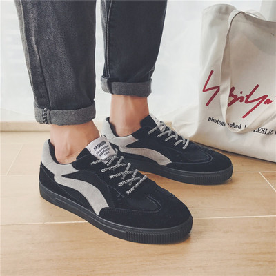 2017新秋冬韩版百搭男鞋休闲鞋系带青年欧美ulzzang原宿潮鞋板鞋