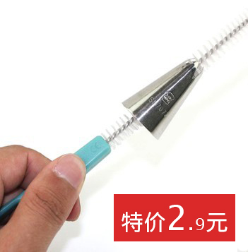 裱花嘴清洁刷 尼龙刷 清洗刷 花嘴刷 烘焙工具