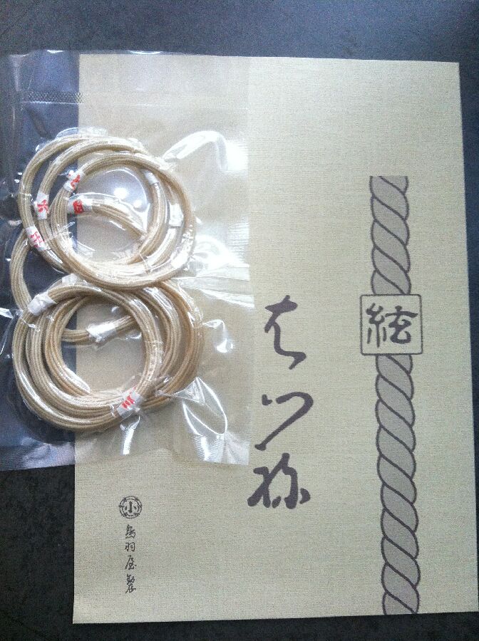 现货 日本三百年制弦历史老店鸟羽屋古琴弦 天