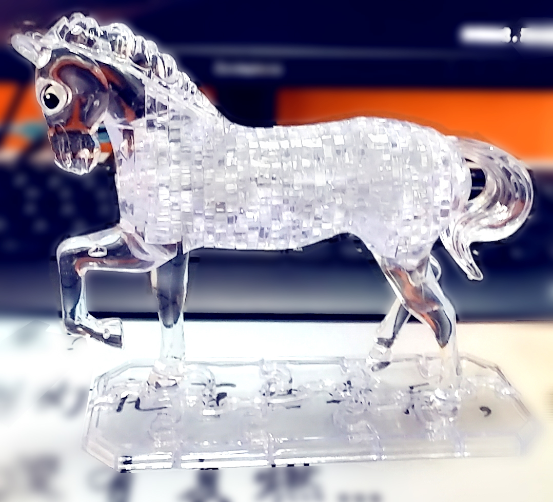 立体水晶拼图 马到成功马上有钱创意礼品 DIY玩具六一儿童节礼物在类目 玩具/童车/益智/积木/模型, 串珠/拼图/配对/拆装/敲打玩具, 拼图/拼板中 - 来自Buy2taobao.com提供专业的淘宝代购服务