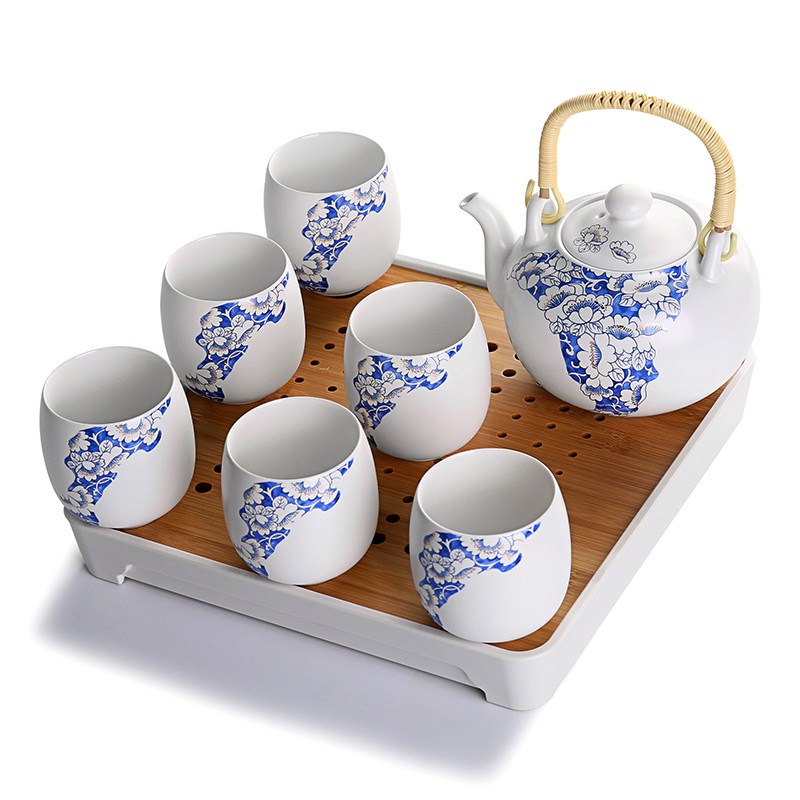 Forbidden City Winchance household ceramics Kungfu Online Tea Set High-capacity Gantry pot tea tray suit scented tea Officialin the Tableware , Tea set , Kung Fu Tea category - from Buy2taobao.com to provide professional Taobao agent buy service