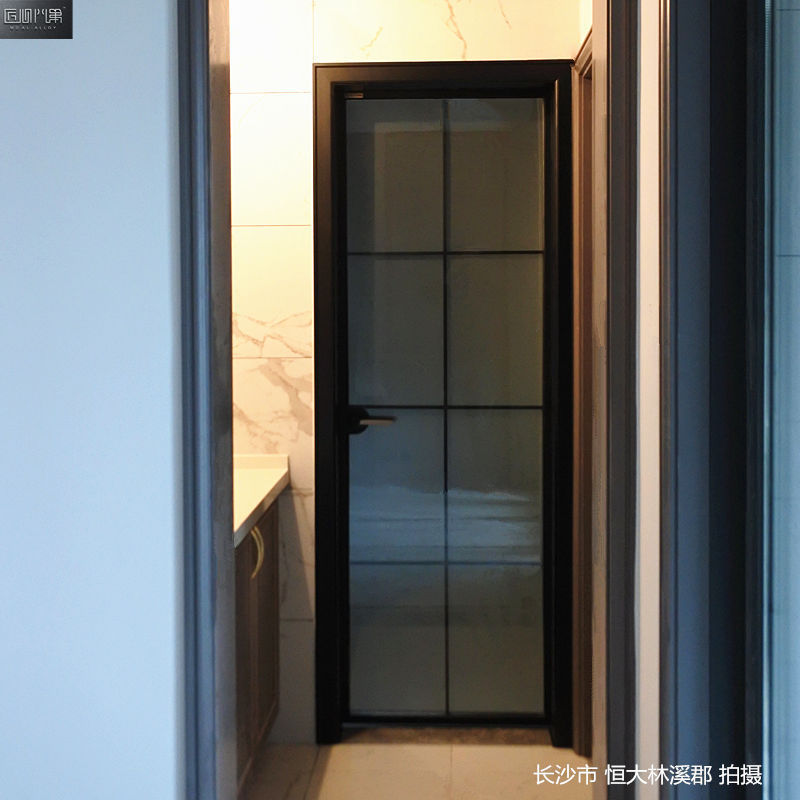匠心门第 厨卫厕所铝合金黑色极窄细框平开门瓷泳黑双面门套黑锁|msdalam kategori Seluruh adat rumah, pintu, pintu dalaman - dari Buy2taobao.com untuk memberikan perkhidmatan ejen Taobao profesional membeli