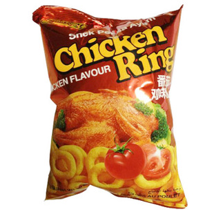  80后童年回忆零食美食津田番茄鸡味圈60g膨化食品野餐休闲零食