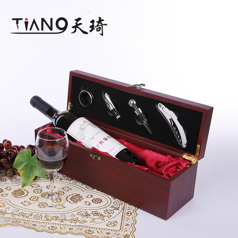 高档红酒盒单支木盒子葡萄酒盒礼盒拉菲盒酒具套装四件套定做|msdalam kategori pinggan mangkuk, Flagon/Wineglass/Wine, Wine - dari Buy2taobao.com untuk memberikan perkhidmatan ejen Taobao profesional membeli