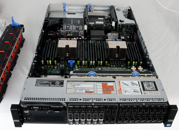 dell/戴尔poweredge r720(e5-2603/2g/300g/dvd)机架式服务器