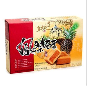  台湾原装进口美食金安记凤梨酥菠萝酥168G盒装糕点235