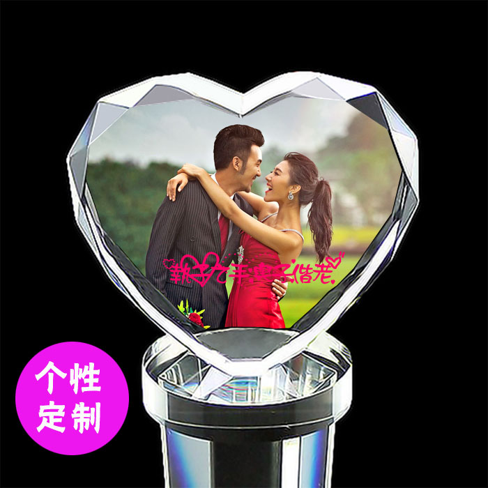 DIY创意新婚礼物 结婚 周年 纪念生日 送女友男友水晶摆件送老婆 DIY创意新婚礼物 结婚 周年 纪念生日 送女友男友水晶摆件送老婆