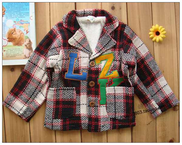 Value Special Plaid suit thickening Plush baby Thick coat children men and women Children's clothing Winter clothesin the Children/Baby/Family fitted , Coat/Jacket/Overcoat , Suits/Small suit category - from Buy2taobao.com to provide professional Taobao agent buy service